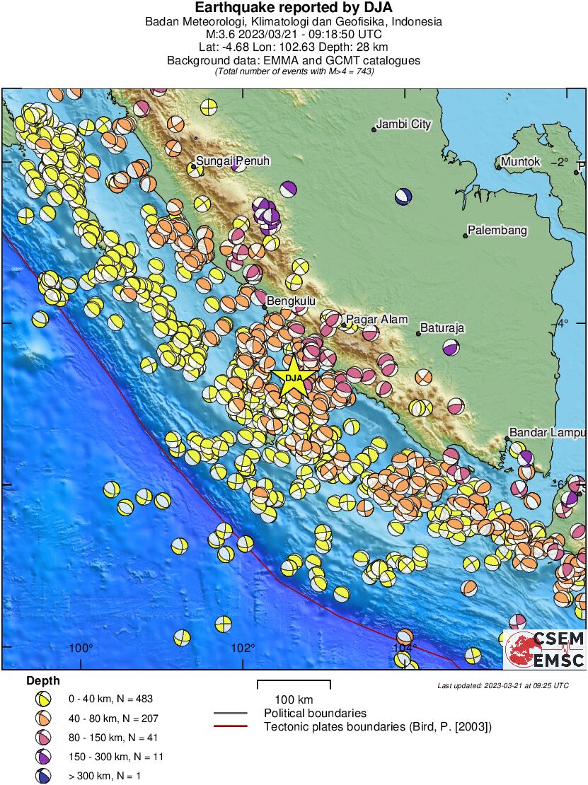 Regional moment Tensor