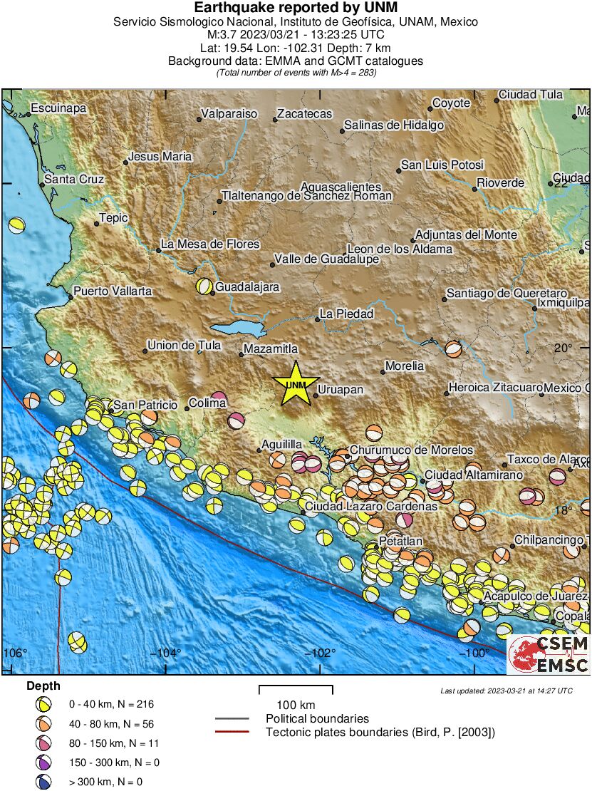 Regional moment Tensor