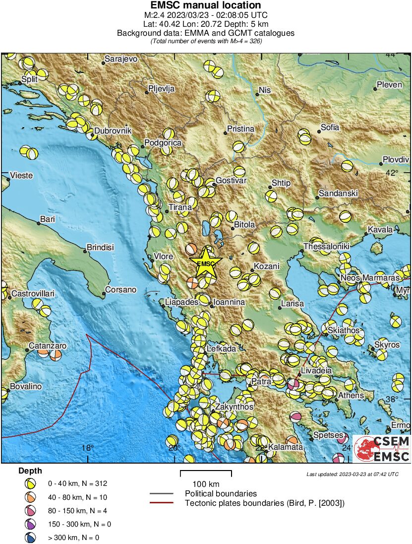 Regional moment Tensor