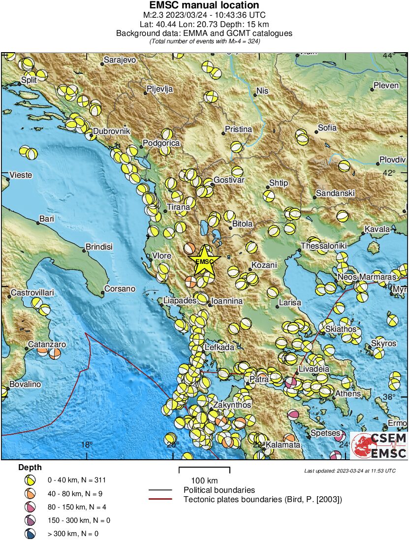 Regional moment Tensor