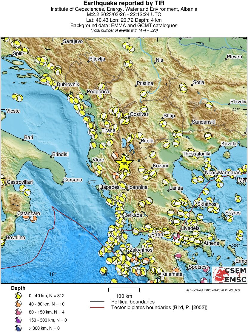 Regional moment Tensor