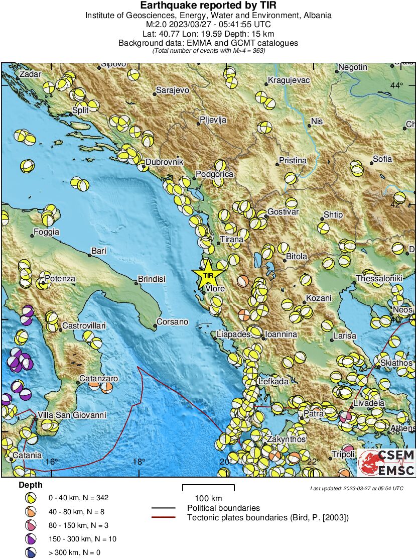 Regional moment Tensor