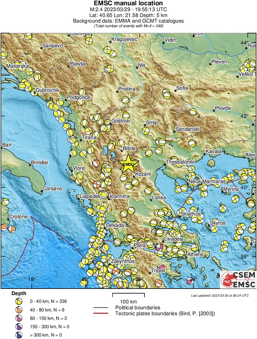 Regional moment Tensor
