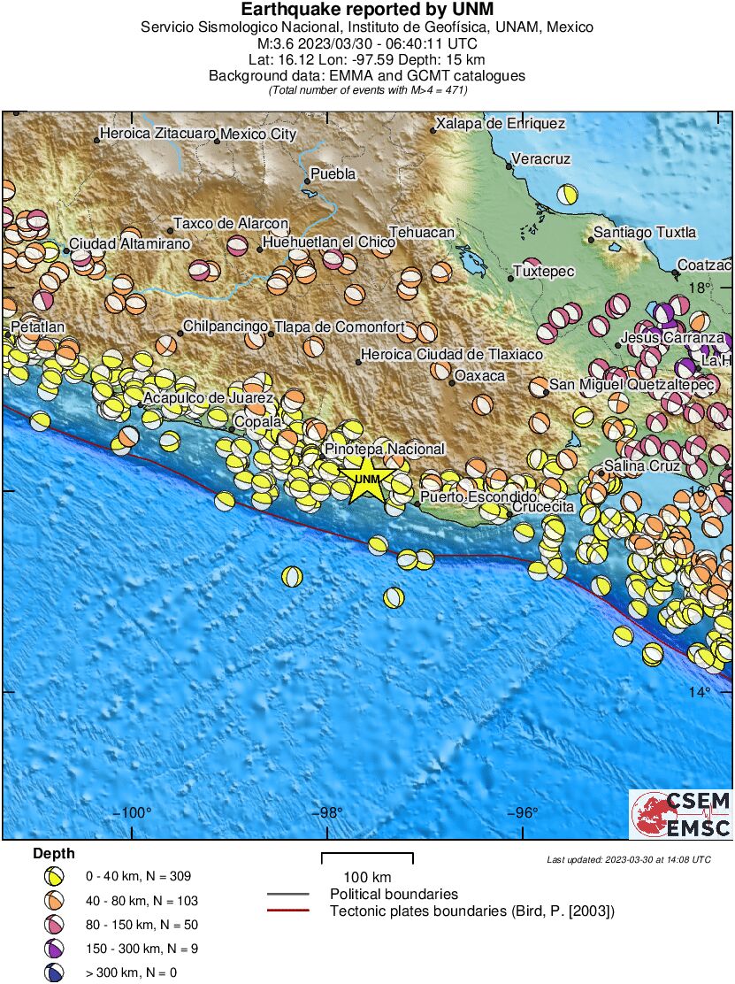 Regional moment Tensor