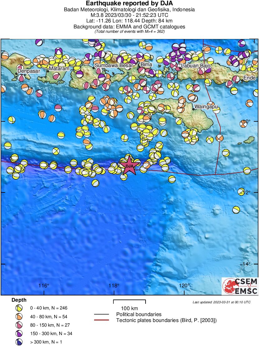 Regional moment Tensor