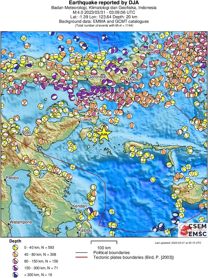 Regional moment Tensor