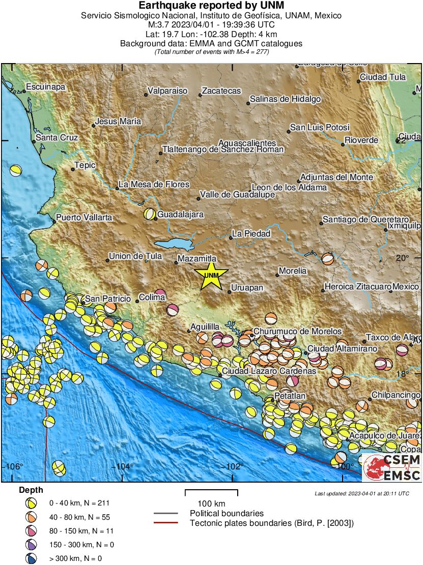 Regional moment Tensor