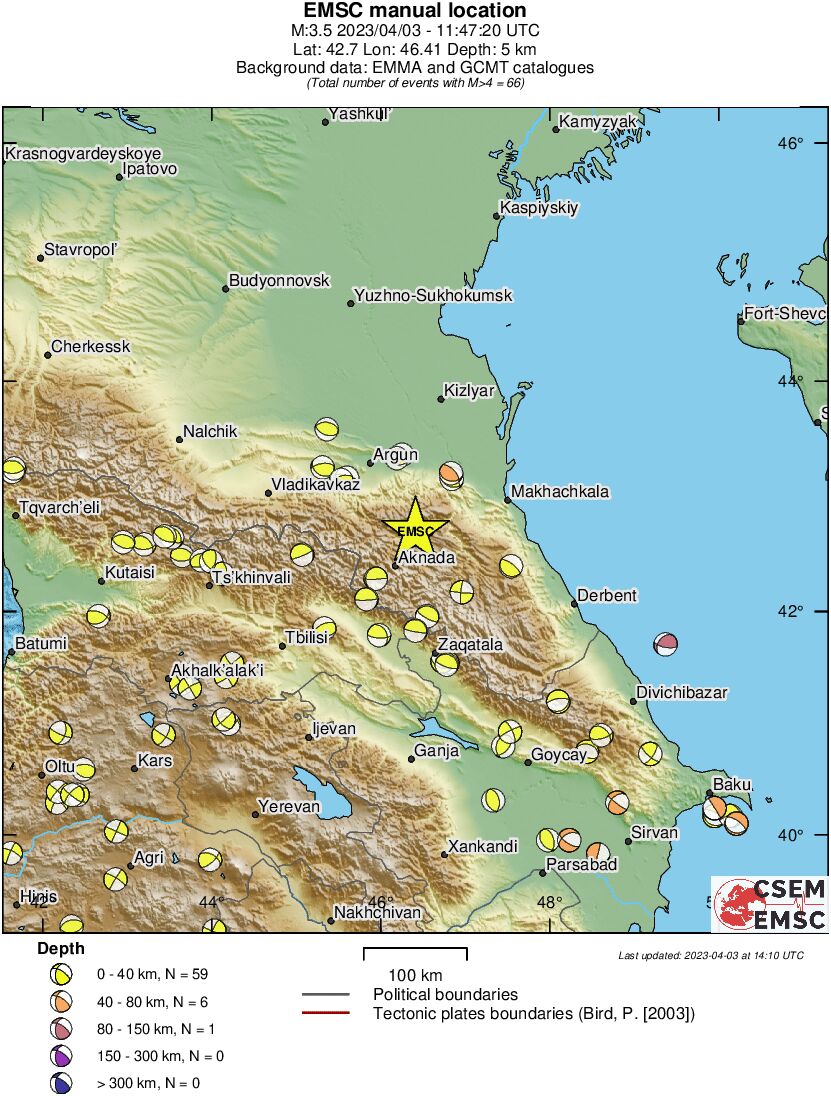 Regional moment Tensor