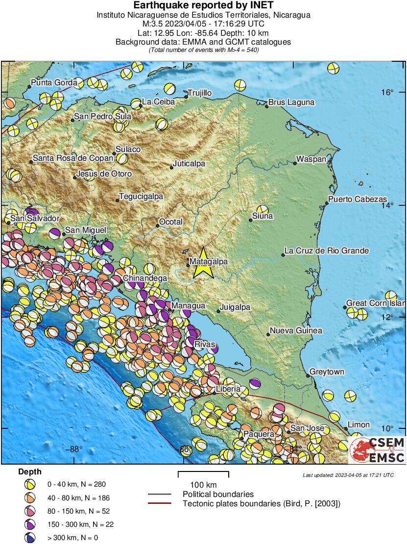 Regional moment Tensor