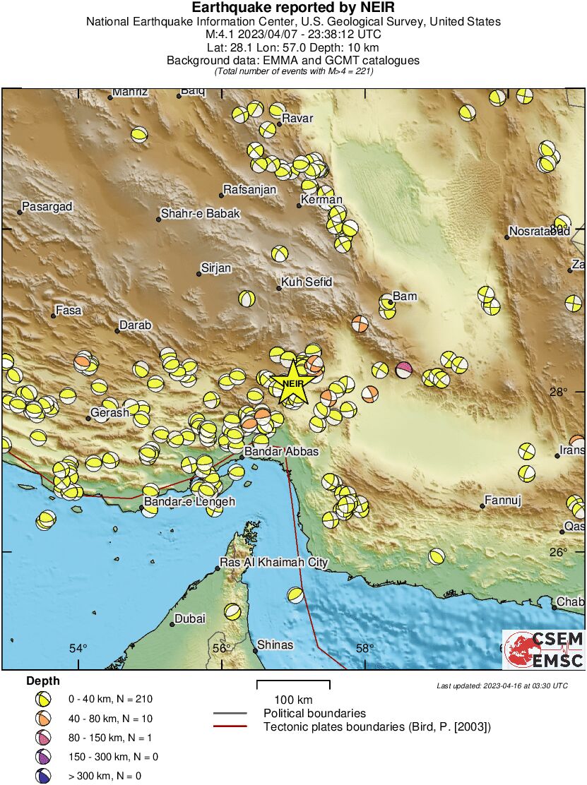 Regional moment Tensor