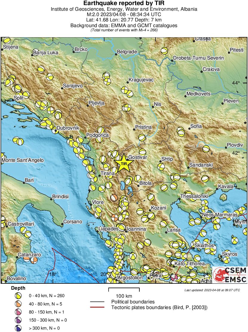 Regional moment Tensor