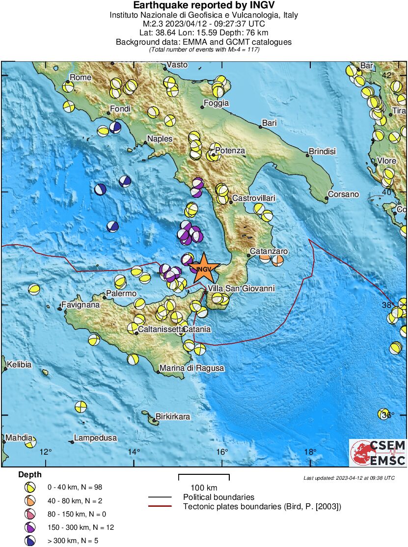 Regional moment Tensor