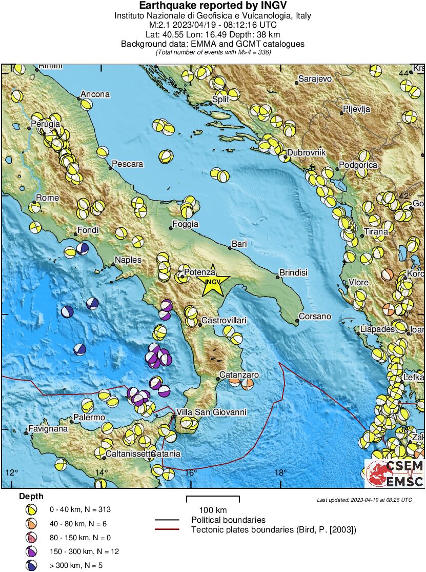 Regional moment Tensor