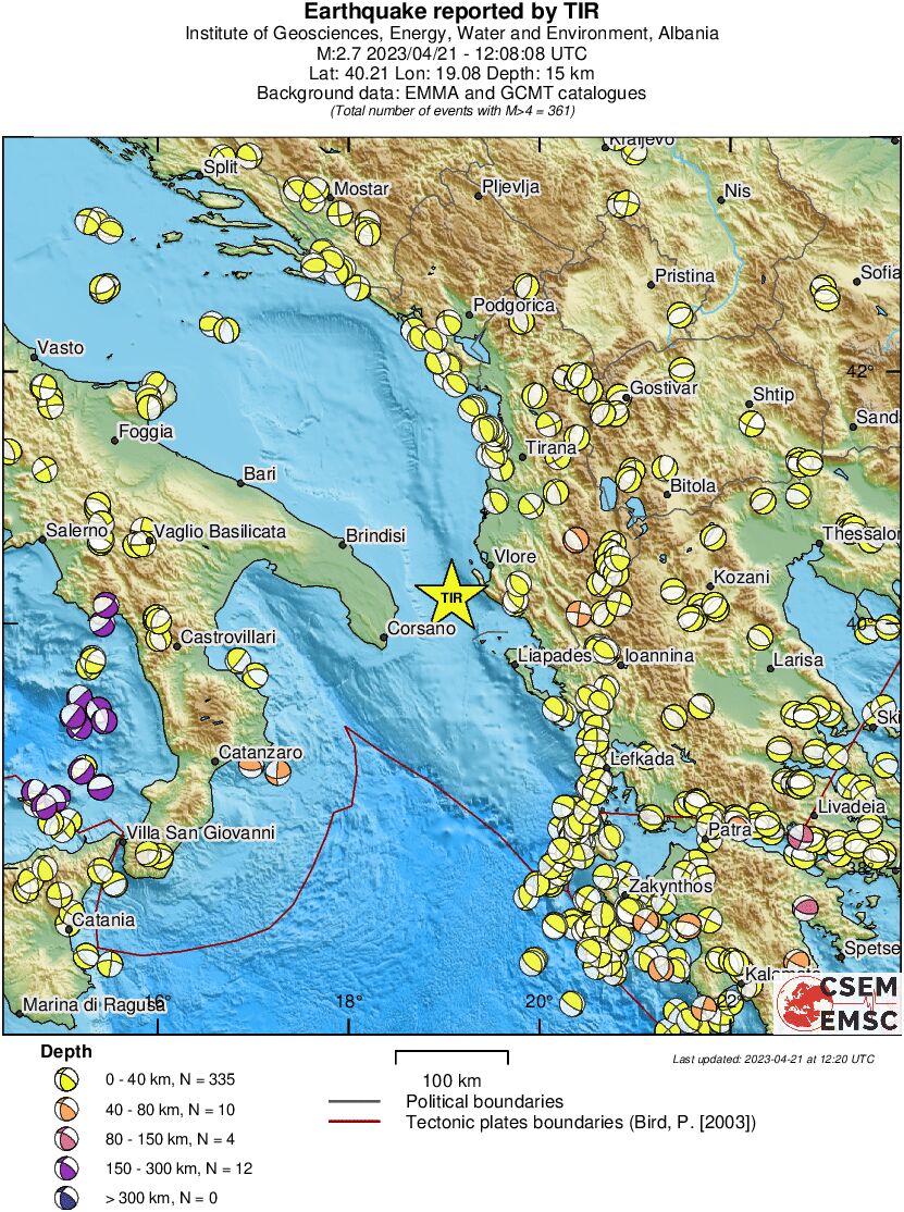 Regional moment Tensor