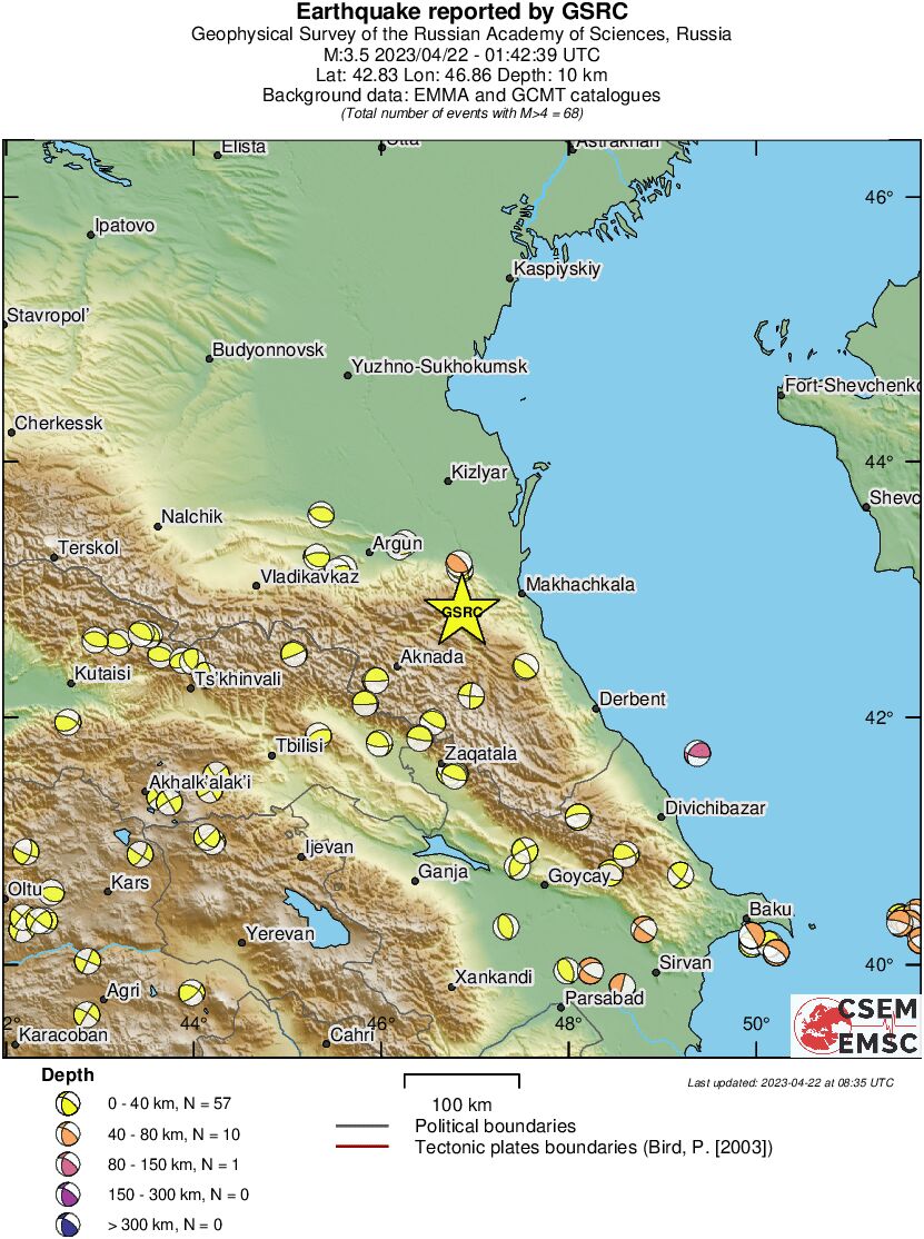 Regional moment Tensor