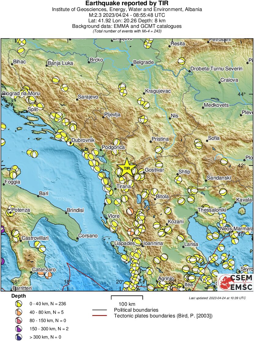 Regional moment Tensor