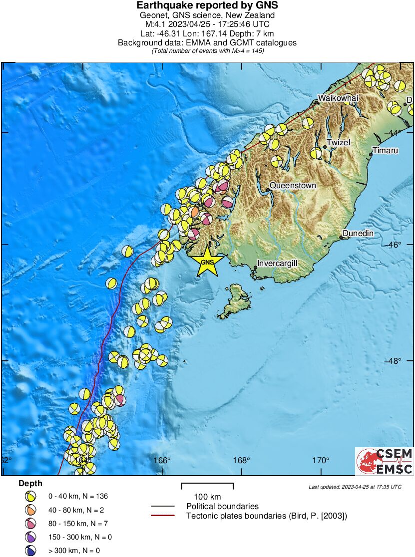 Regional moment Tensor