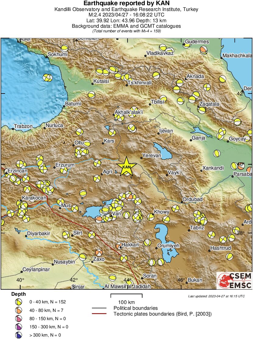 Regional moment Tensor