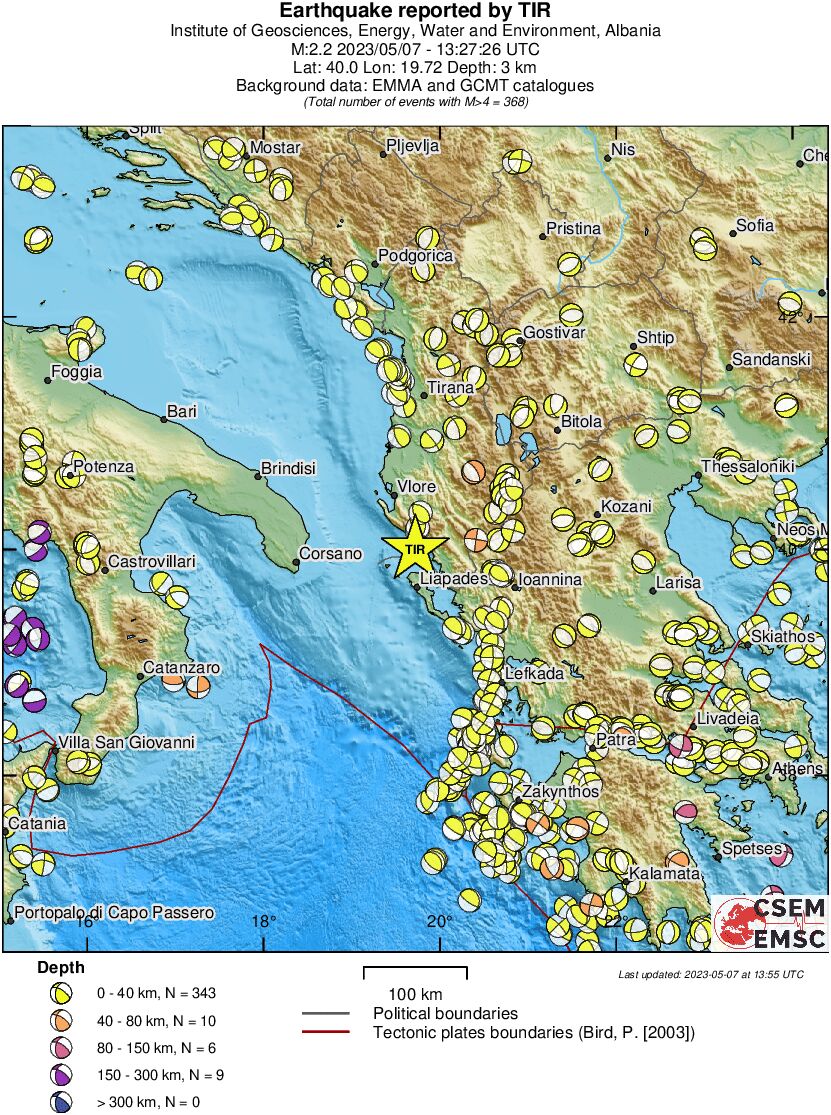 Regional moment Tensor