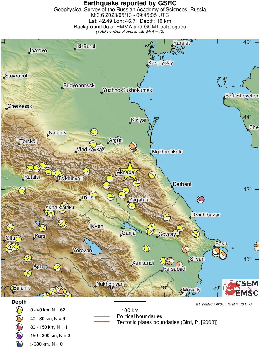 Regional moment Tensor