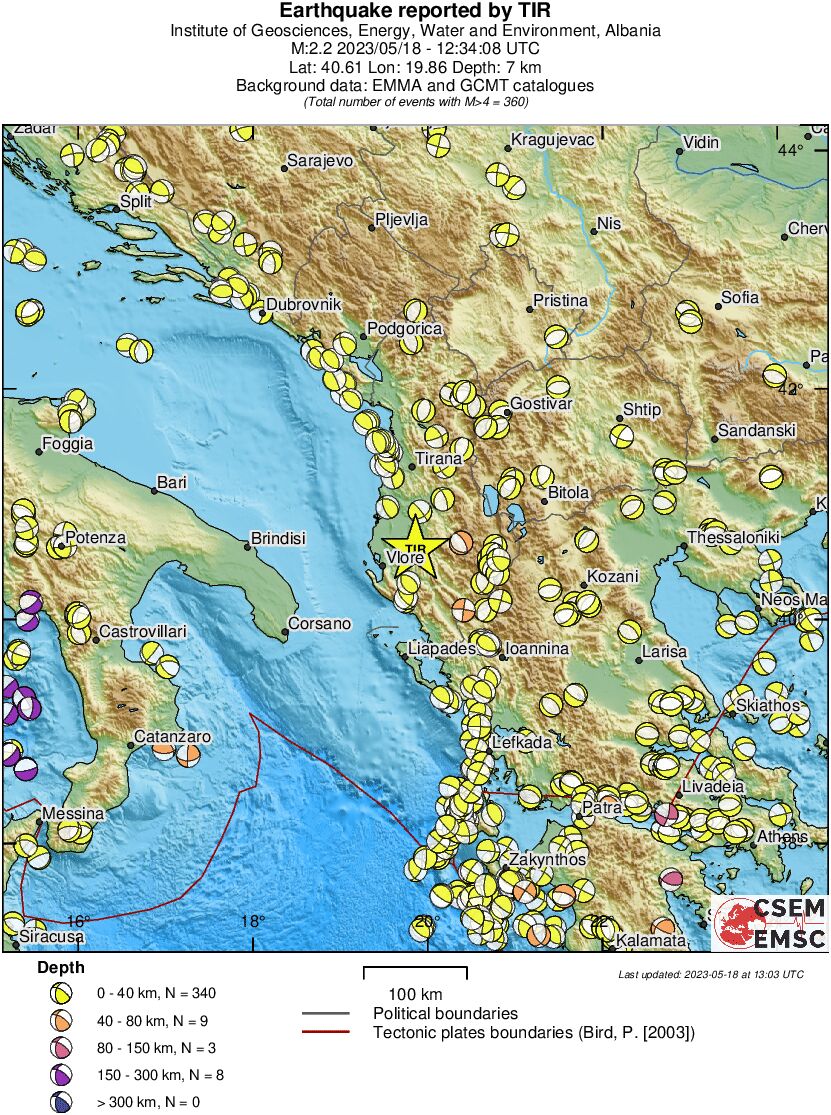 Regional moment Tensor