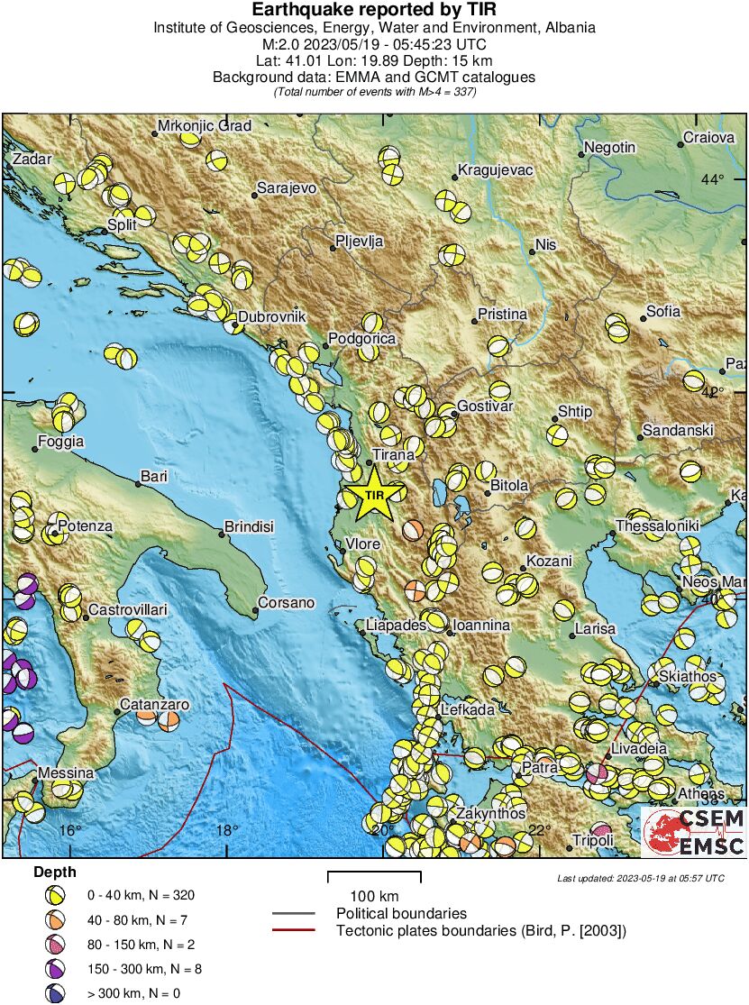 Regional moment Tensor