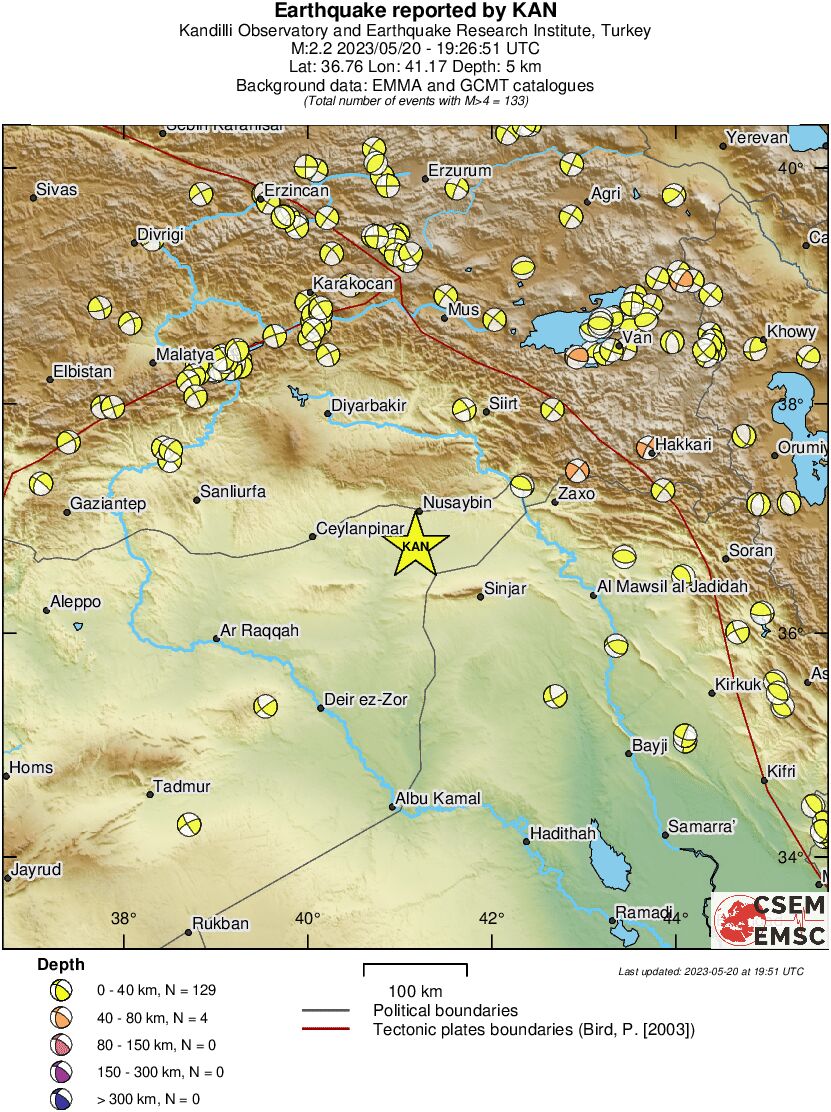 Regional moment Tensor