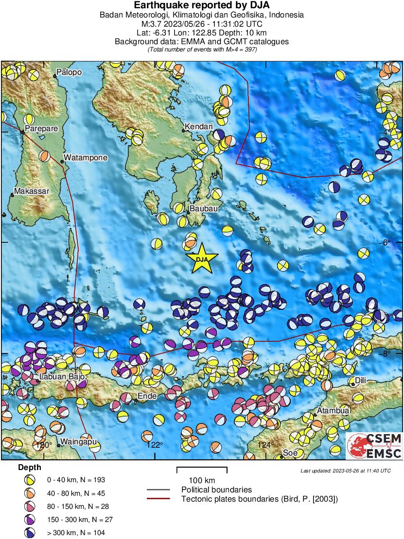 Regional moment Tensor
