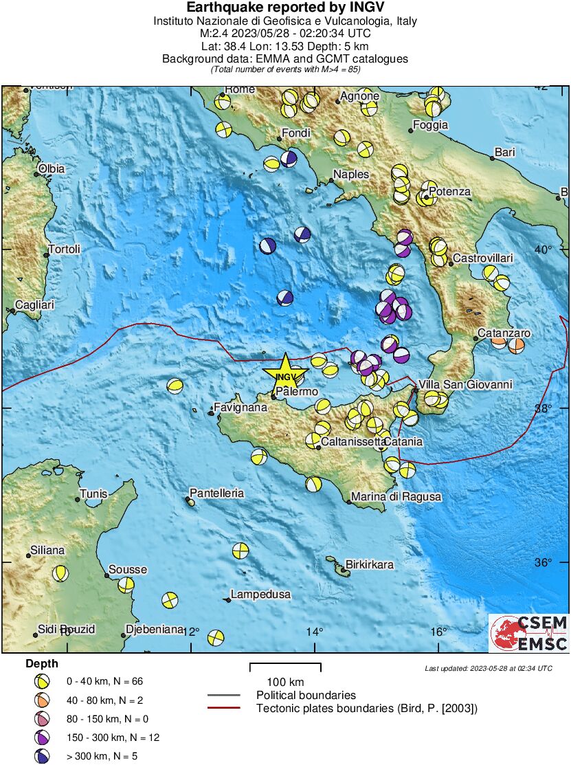 Regional moment Tensor
