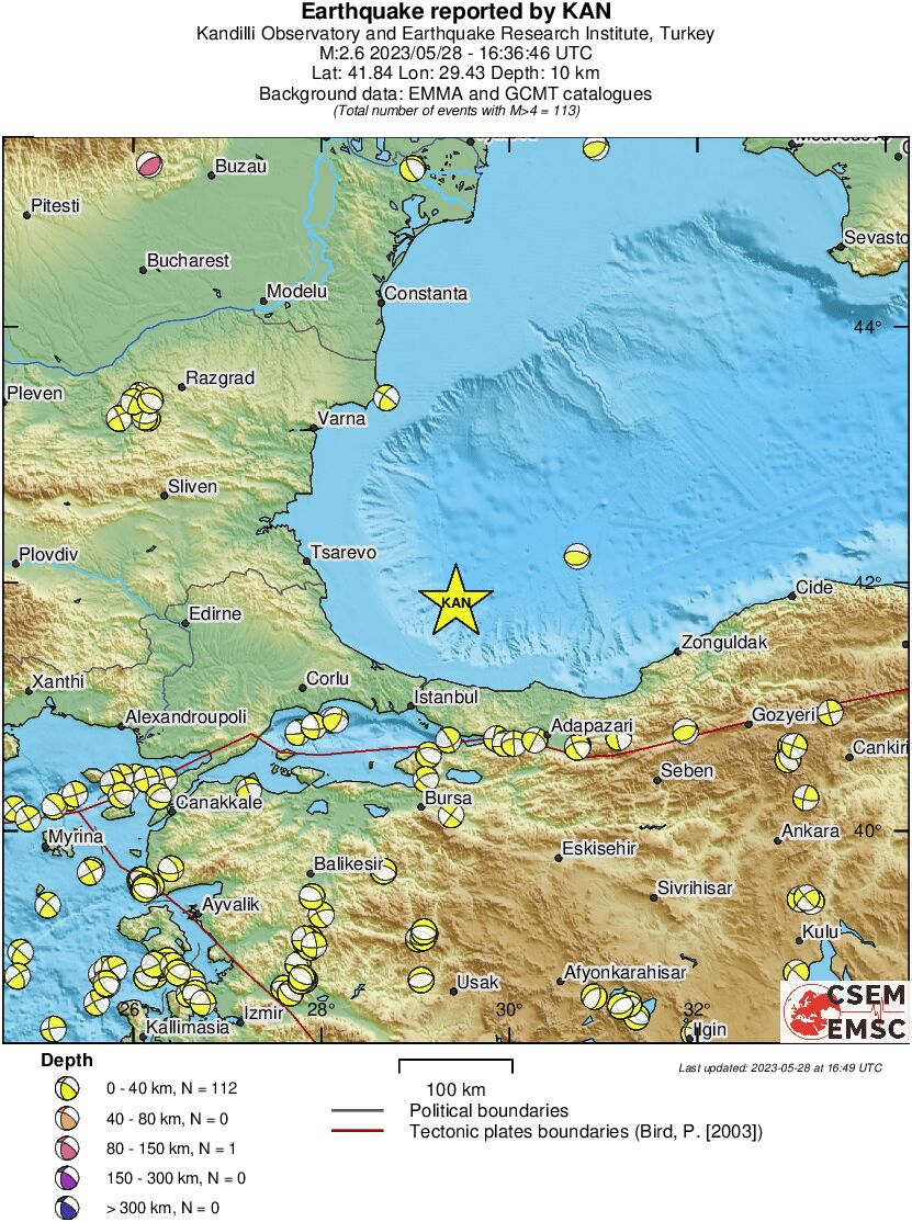 Regional moment Tensor