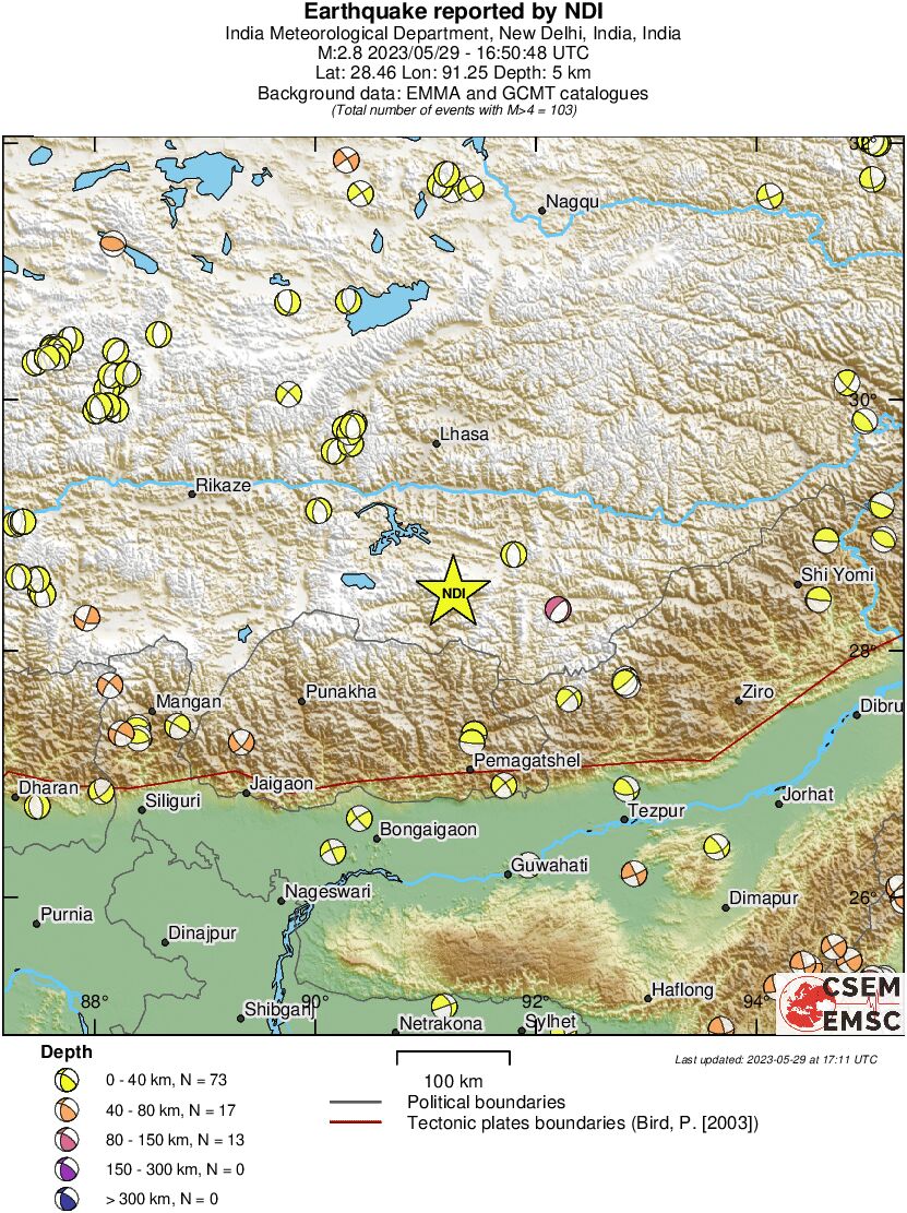 Regional moment Tensor
