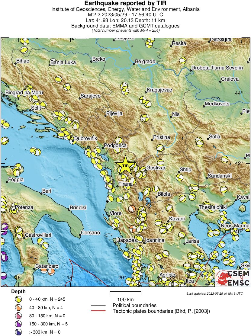 Regional moment Tensor