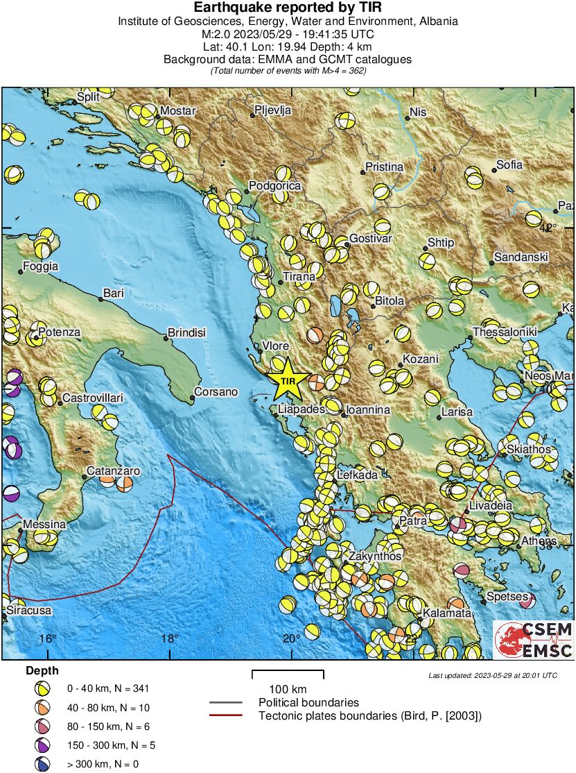 Regional moment Tensor