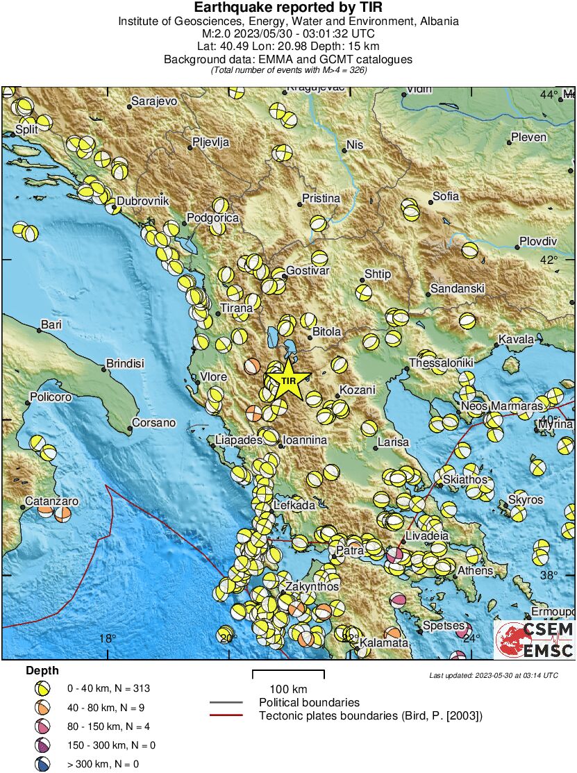 Regional moment Tensor