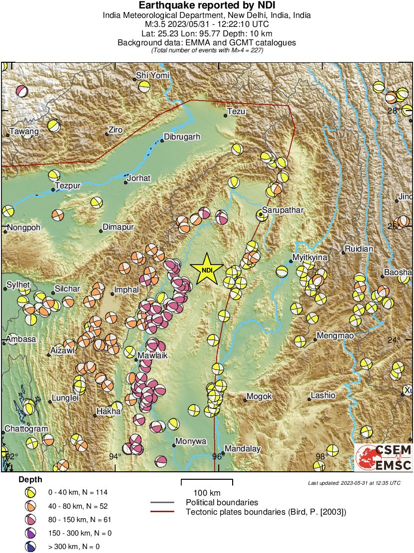 Regional moment Tensor