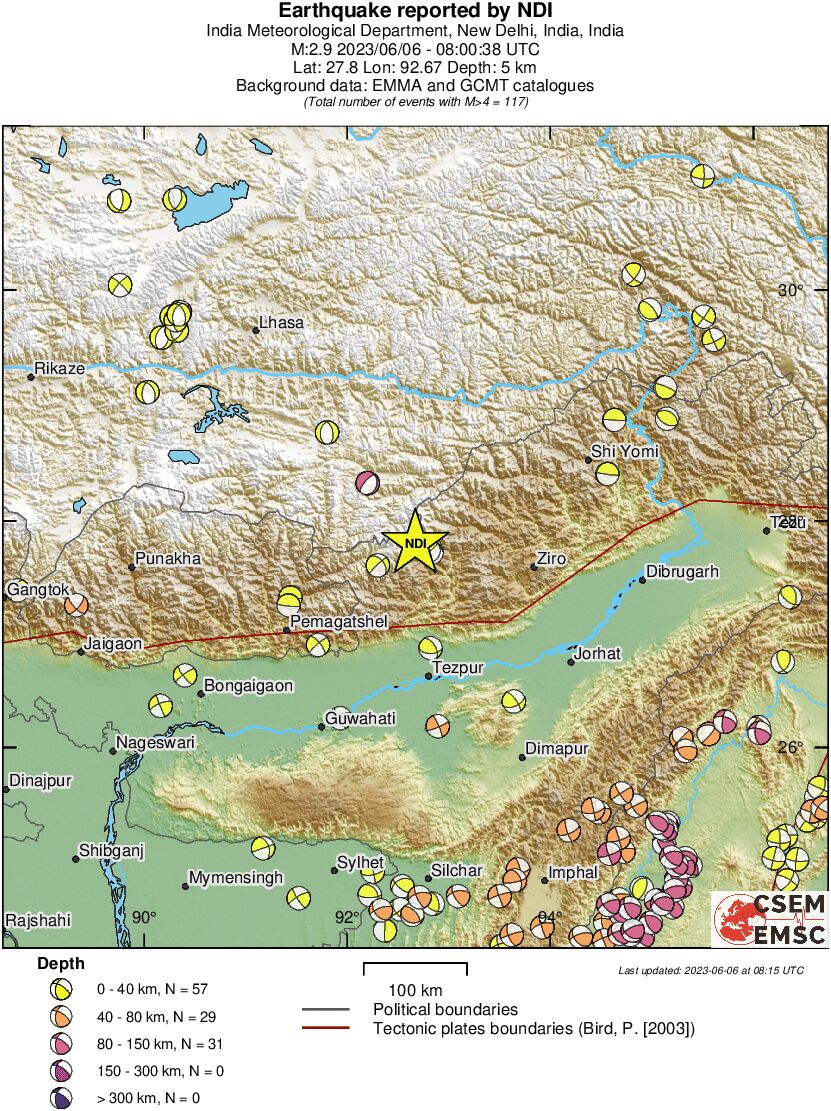 Regional moment Tensor