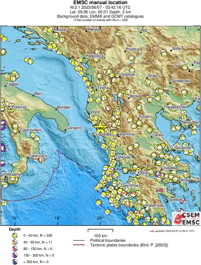 Regional moment Tensor