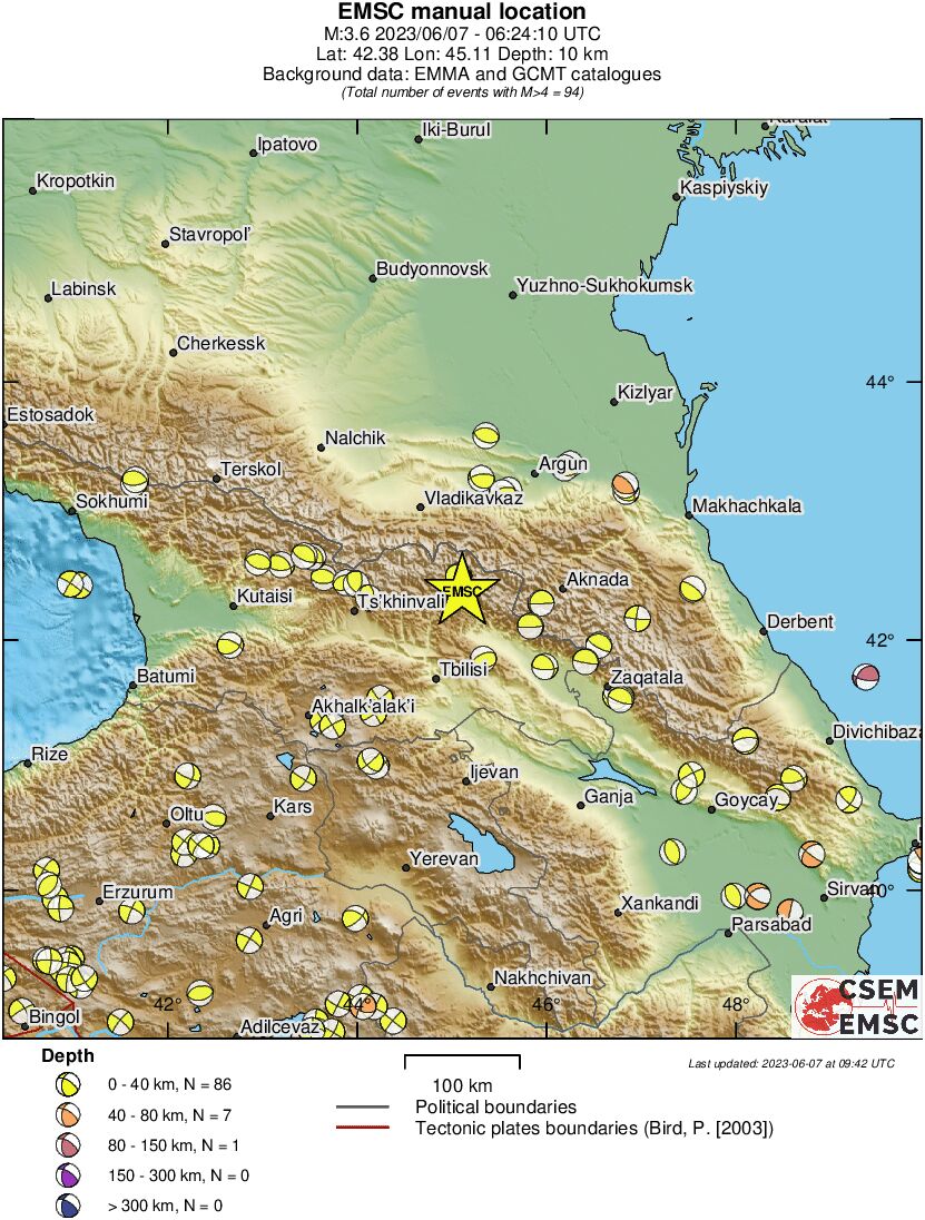 Regional moment Tensor