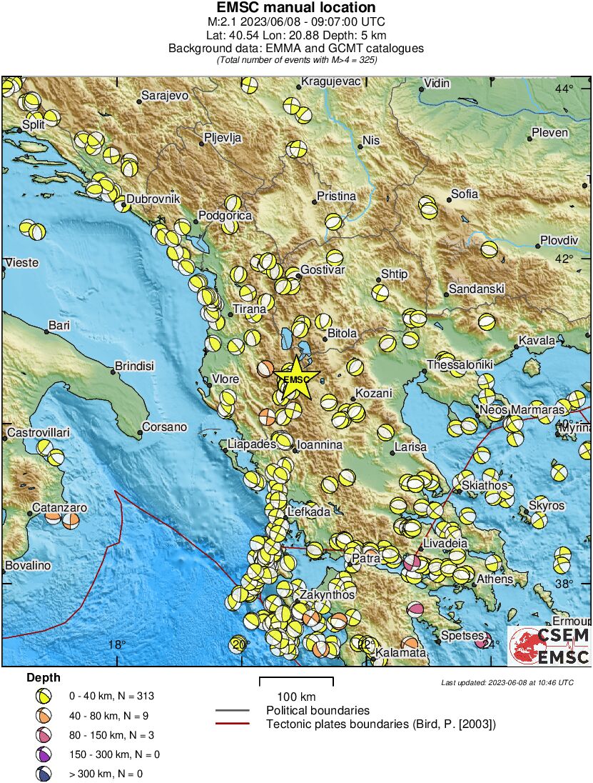 Regional moment Tensor