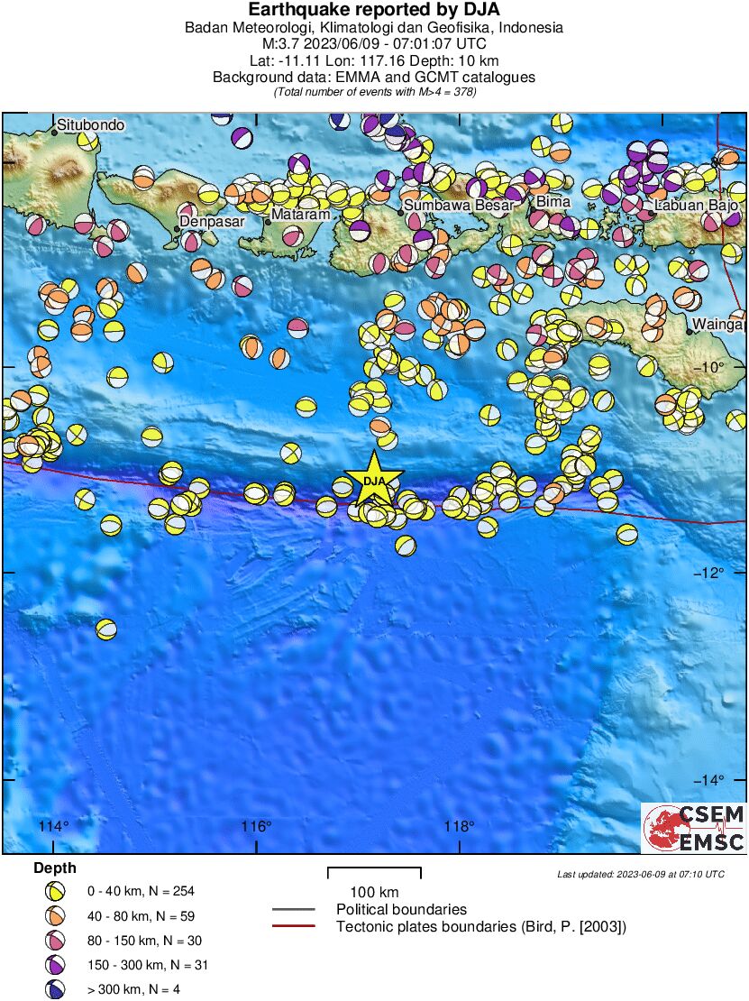 Regional moment Tensor
