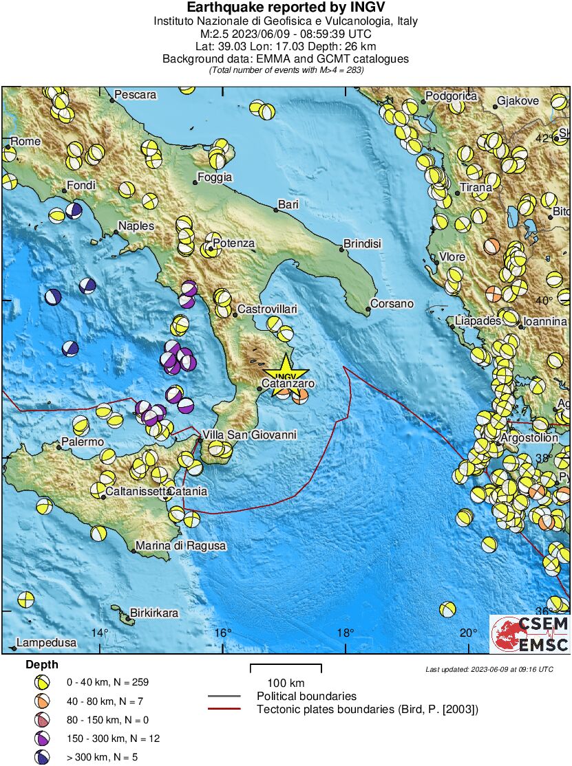 Regional moment Tensor