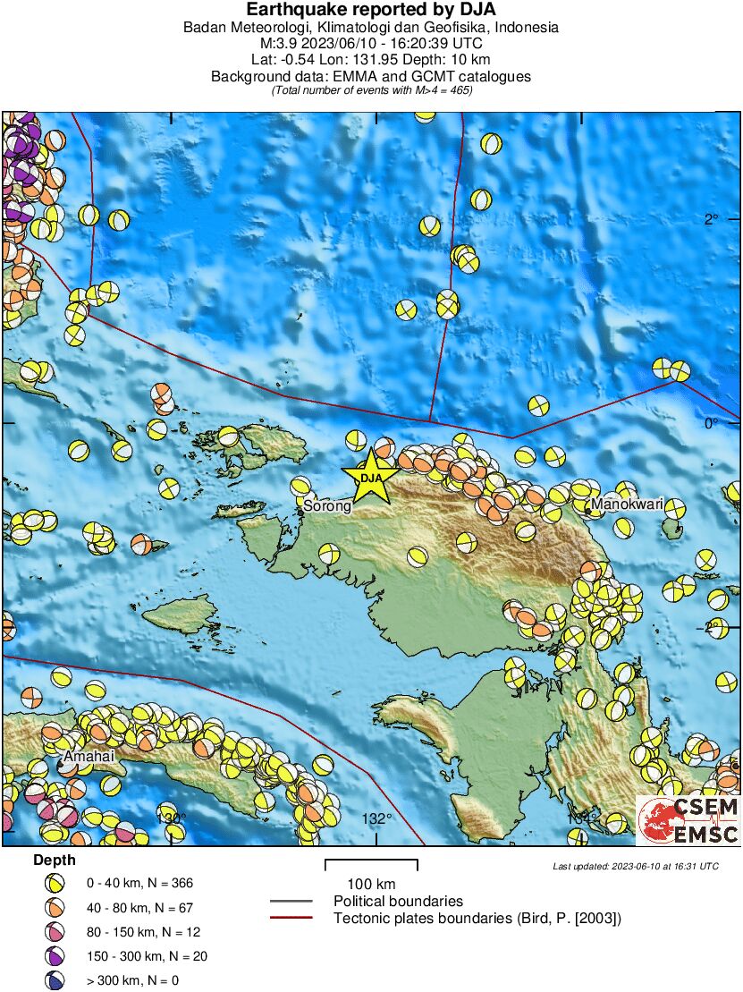 Regional moment Tensor