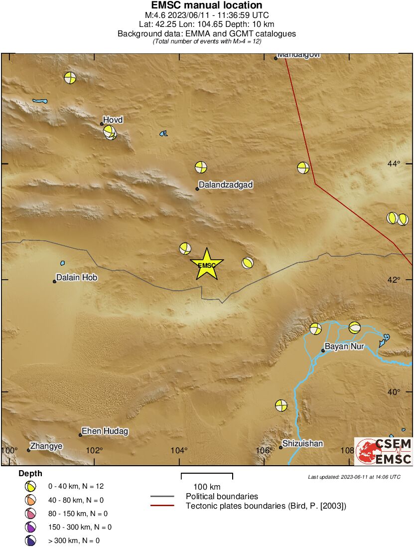 Regional moment Tensor