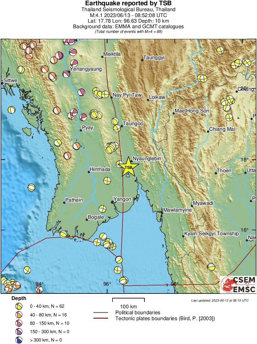 Regional moment Tensor