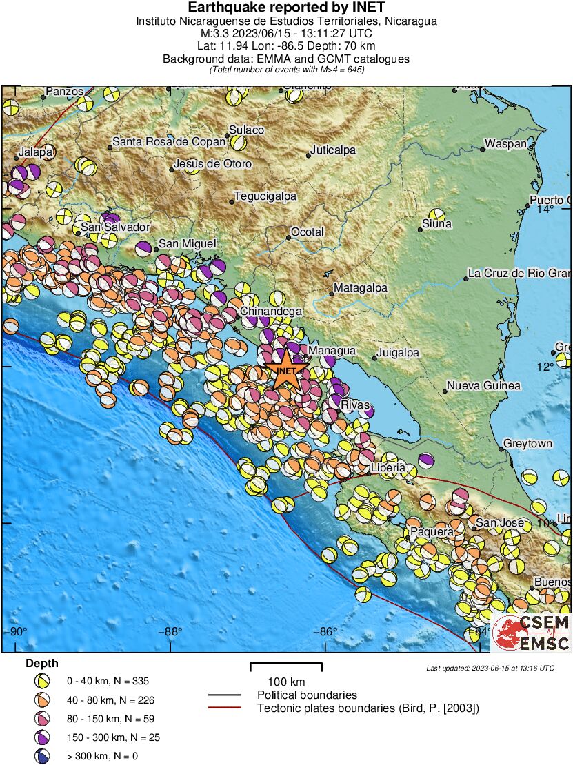 Regional moment Tensor