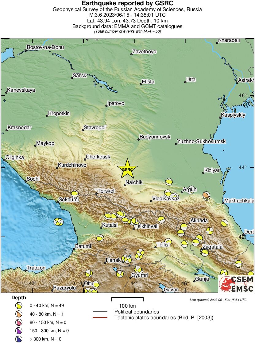 Regional moment Tensor