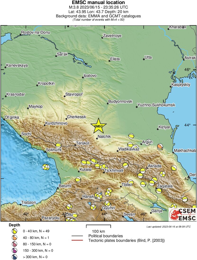 Regional moment Tensor