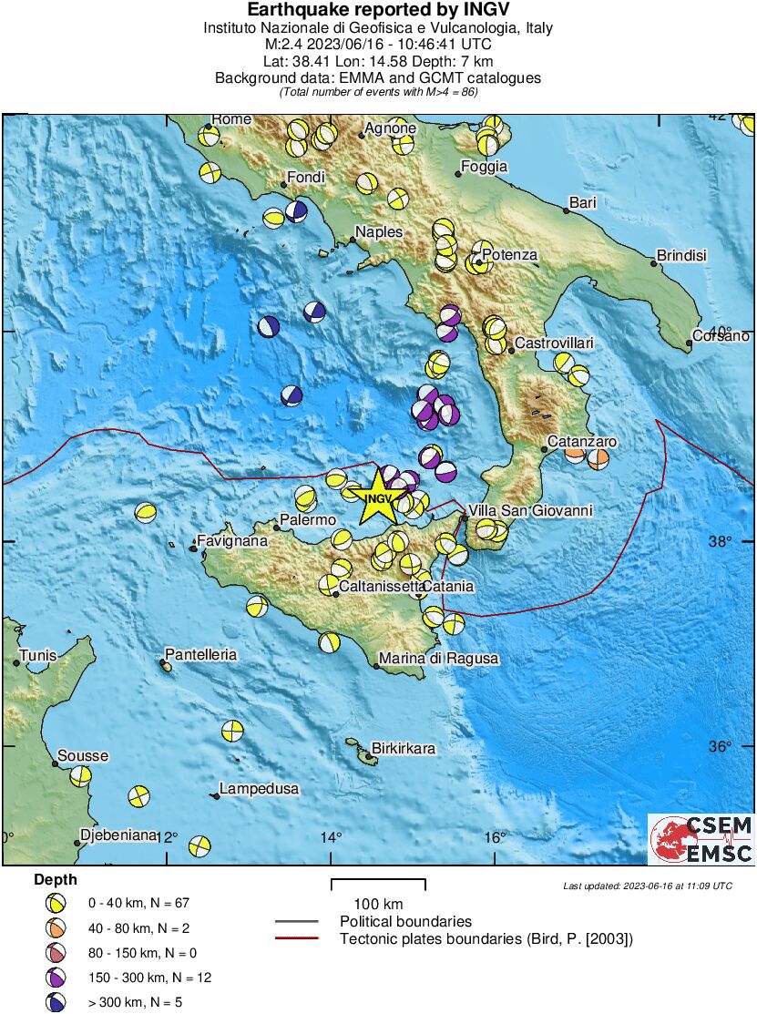 Regional moment Tensor