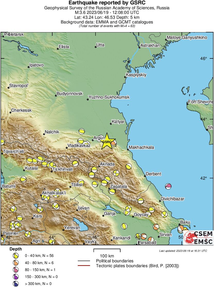 Regional moment Tensor