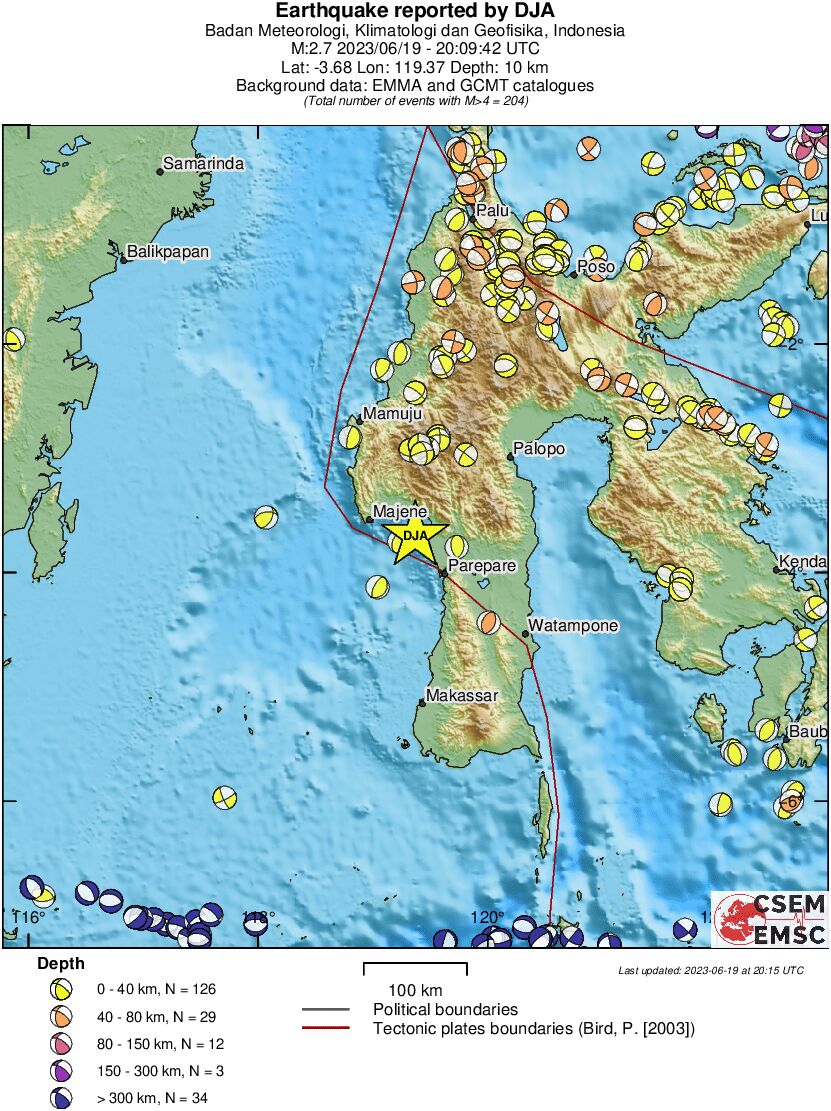 Regional moment Tensor